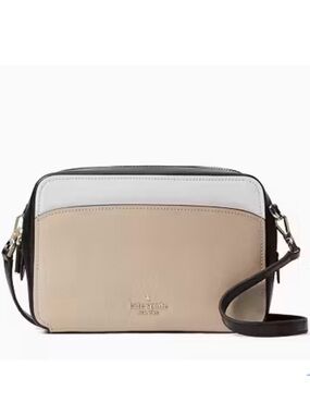 KATE SPADE ♠️ New York🖤Lauryn🖤SAFFIANO  COLORBLOCK CAMERA CROSSBODY BAG🌟EUC🌟